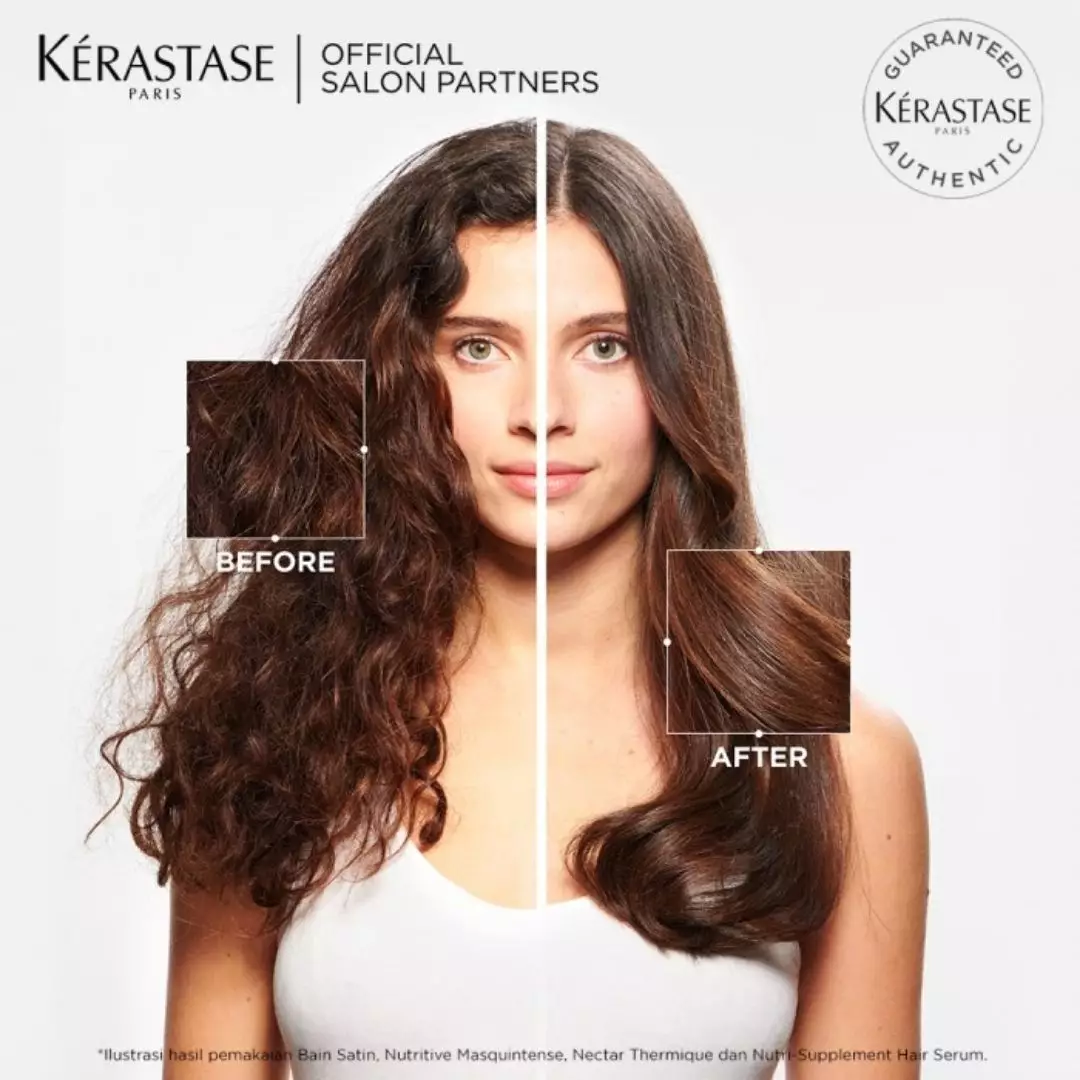 Kerastase Bain Satin 1 250ml Shampoo Rambut Kering