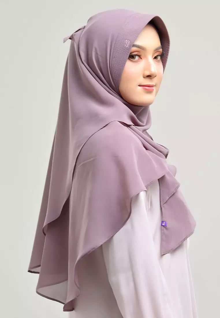 Rabbani - Kerudung Instan Dewasa Zagato - Elder Berry