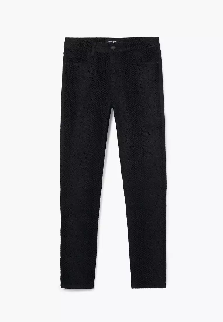 Desigual Woman Slim denim pants.