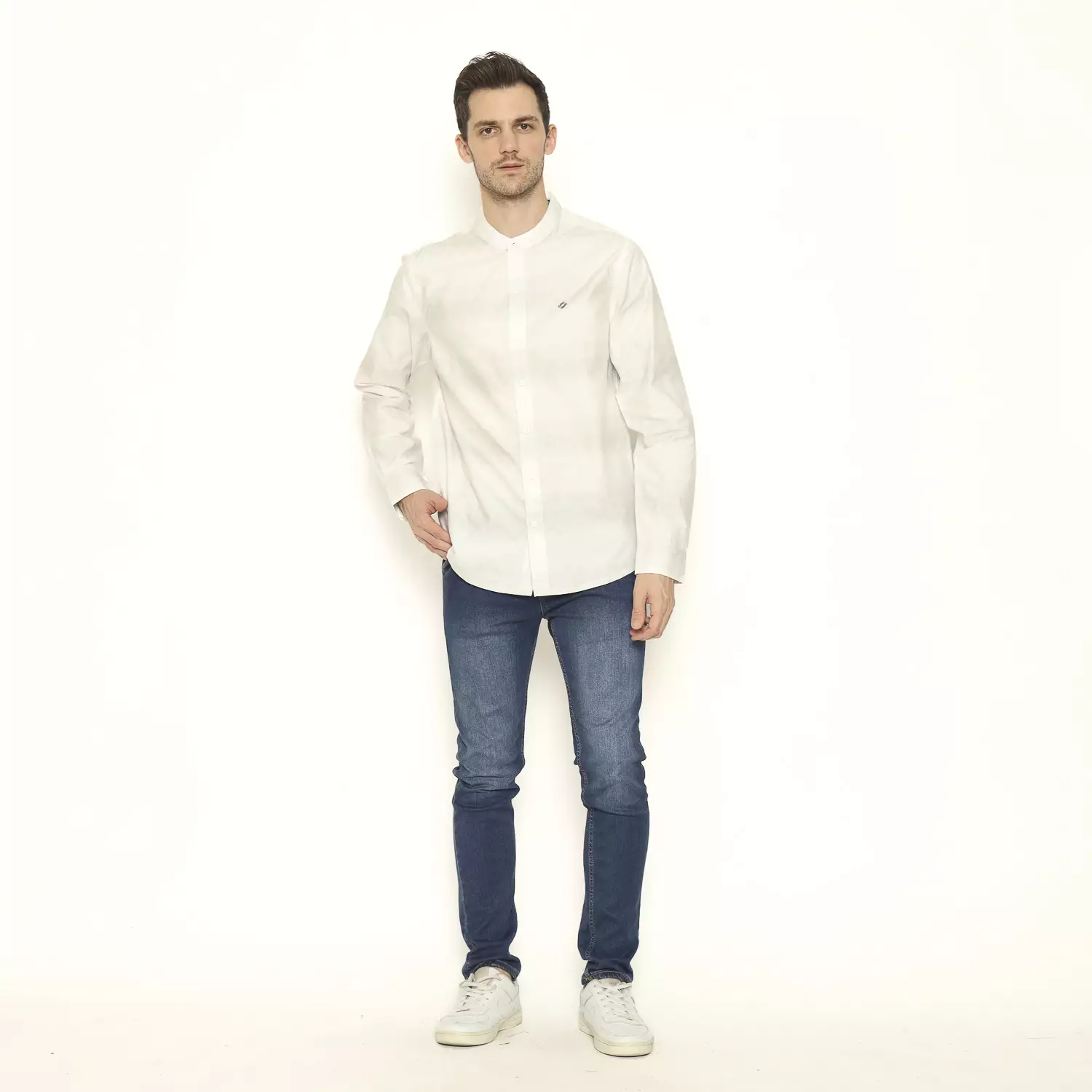 Voxfly Kemeja Lengan Panjang Pria Rhaye Koko Men Shirt Long Planet Surf