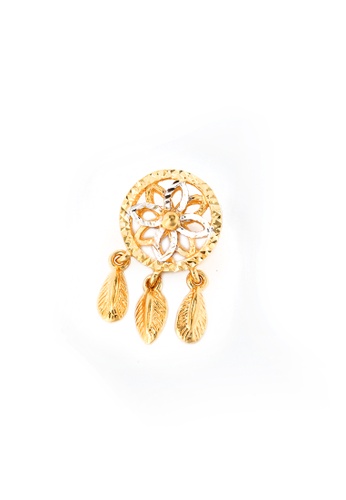 TOMEI gold [TOMEI Online Exclusive] Dreamcatcher Charm, Yellow Gold 916 (TM-YG0681P-2C) (2.44G) 96135AC5A4704CGS_1