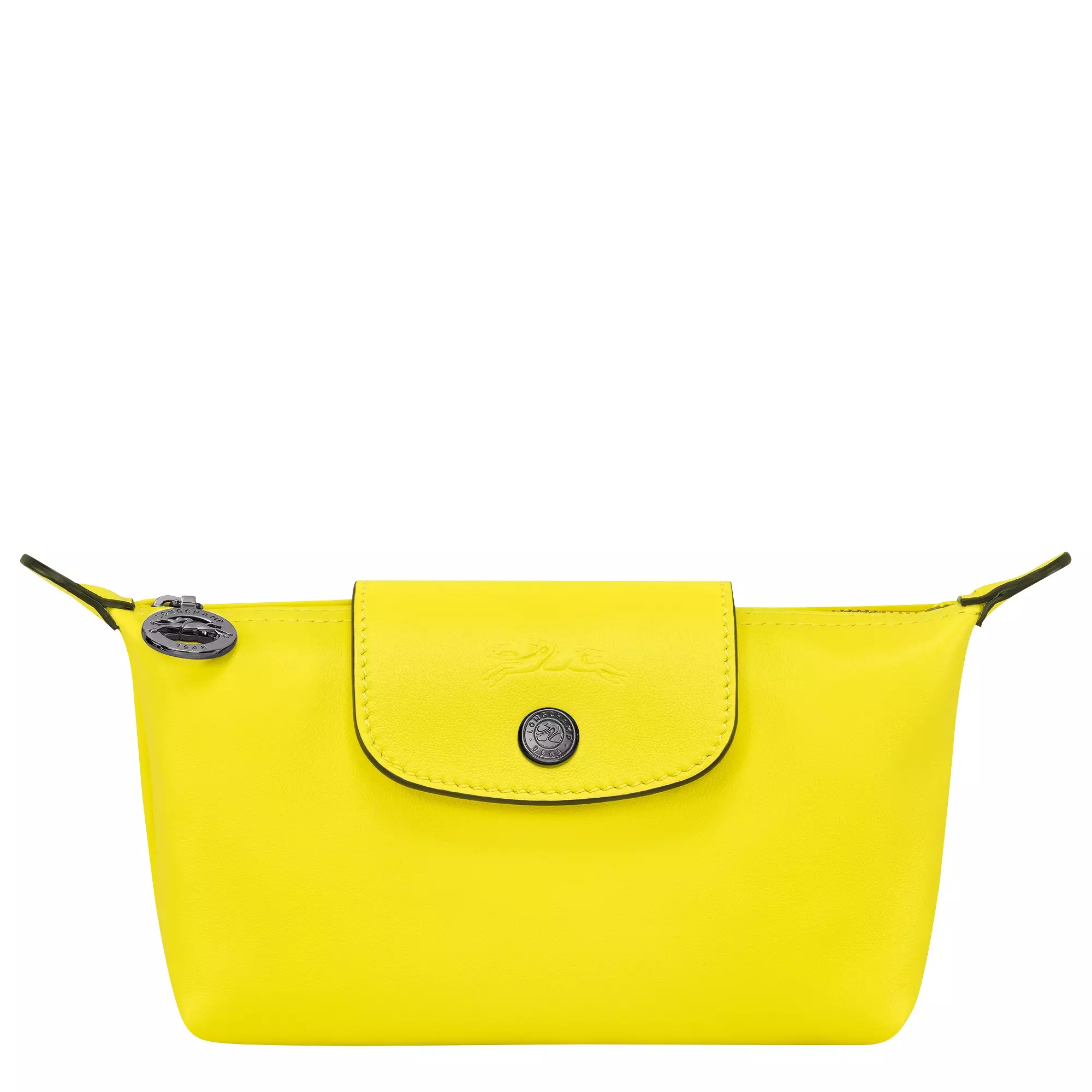 Jual LONGCHAMP Le Pliage Xtra Leather Pouch Yellow Original 2025