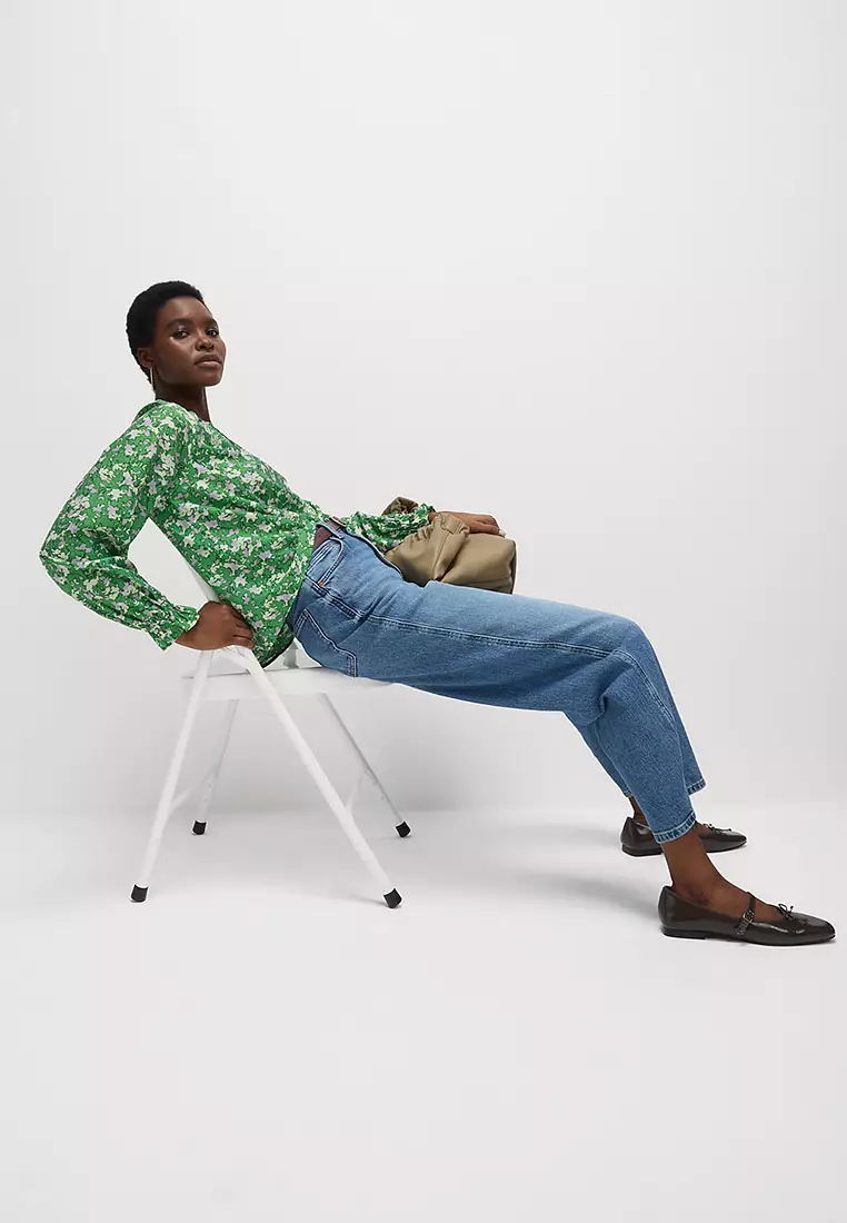 Lyocell Rich Printed Blouse