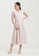 Cloth Inc pink Eve Belted Sleeveless Dress in Nude 15D1AAA6EAAF3FGS_1