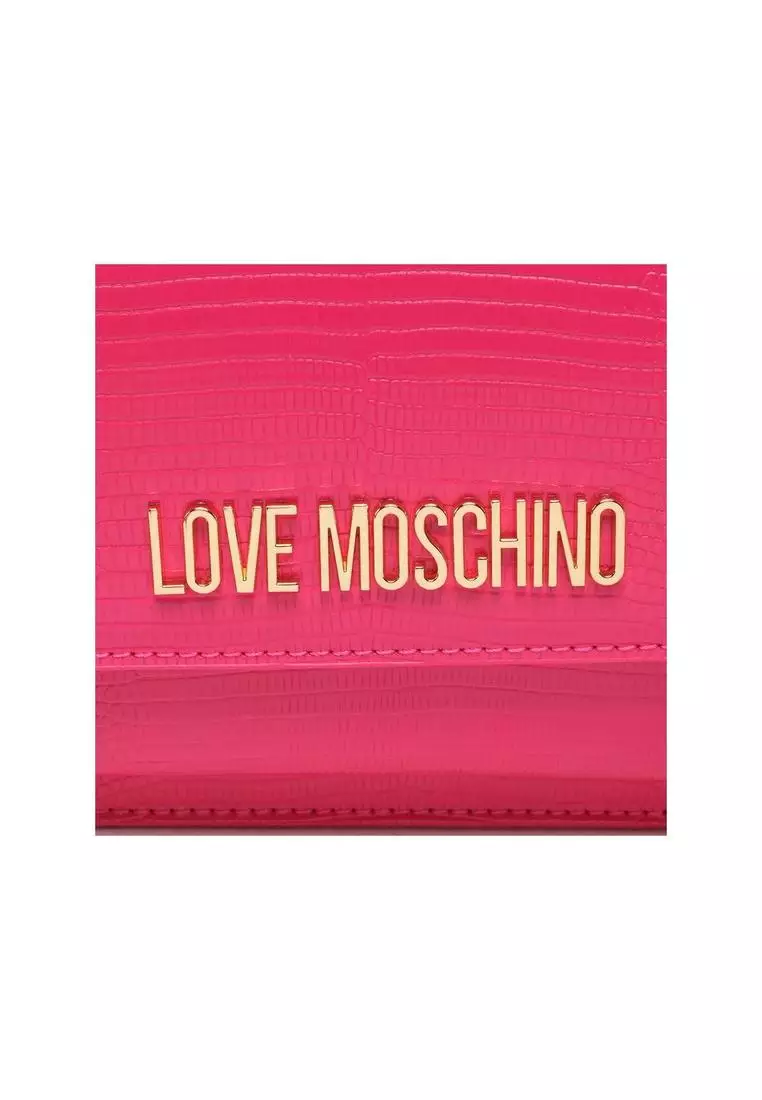 Buy MOSCHINO Moschino Metal Logo Faux Leather Crossbody Bag 2024 Online ...