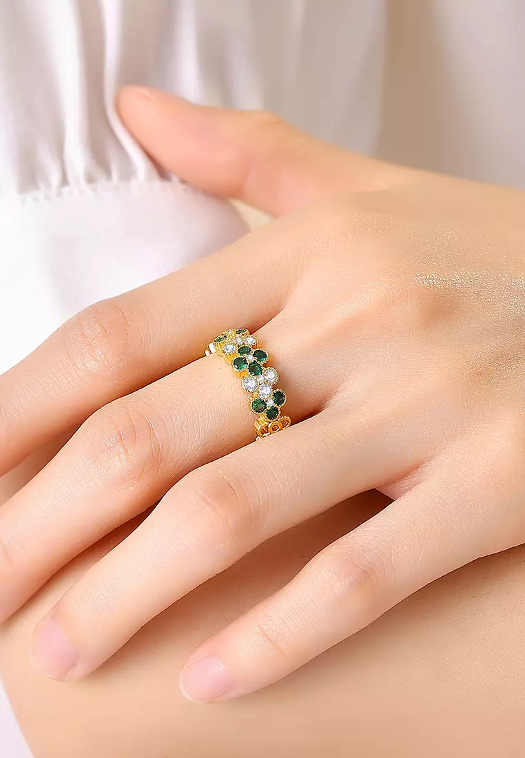 Cincin Wanita Korea Vintage Style Titanium Original Free Size Cincin Cewek Rings