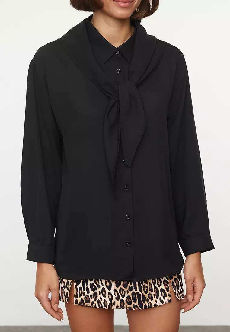 Long Sleeves Chiffon Shirt