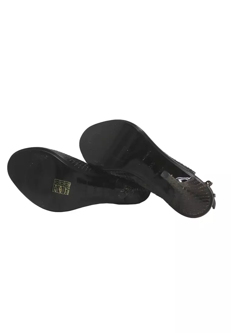二手 Balenciaga 女士棕色高跟鞋 - O1-292935-WAN21-5162-35.5