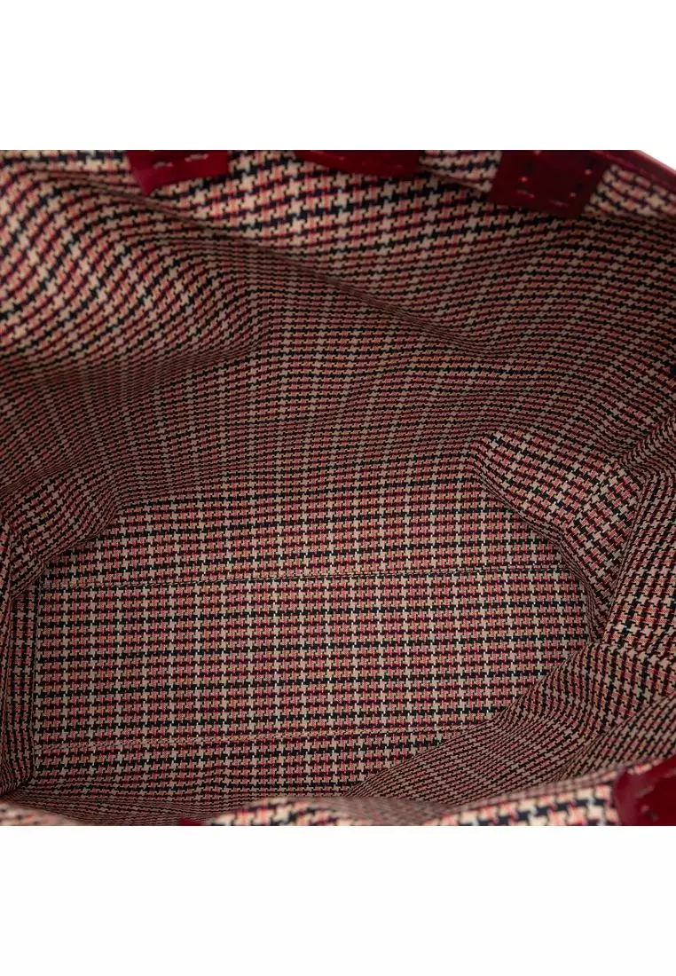 Pre-Loved Fendi Zucca Canvas Selleria Horse Shopping Tote