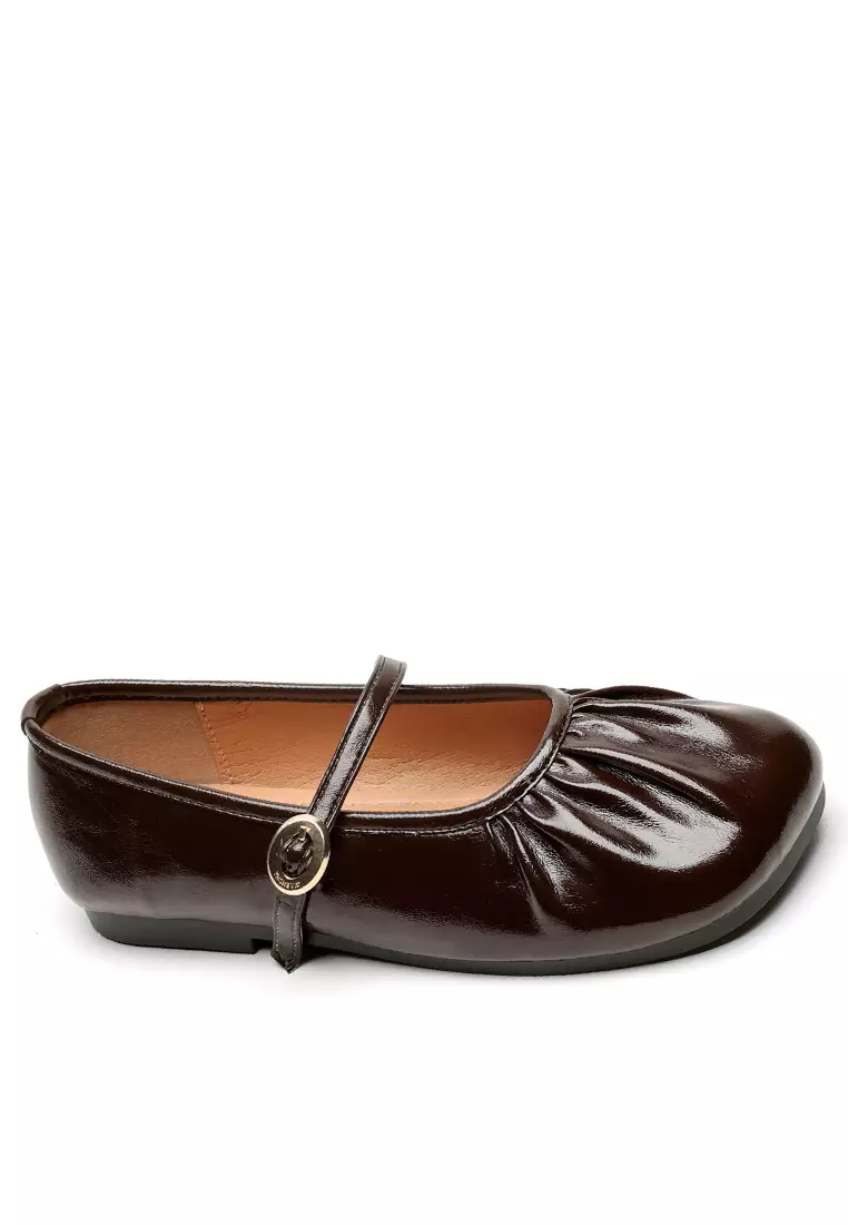 Discount on Twenty Eight Shoes  shoes - SKU: Needle Buckle Strap Pleated Mary Jane Shoes WW993-9