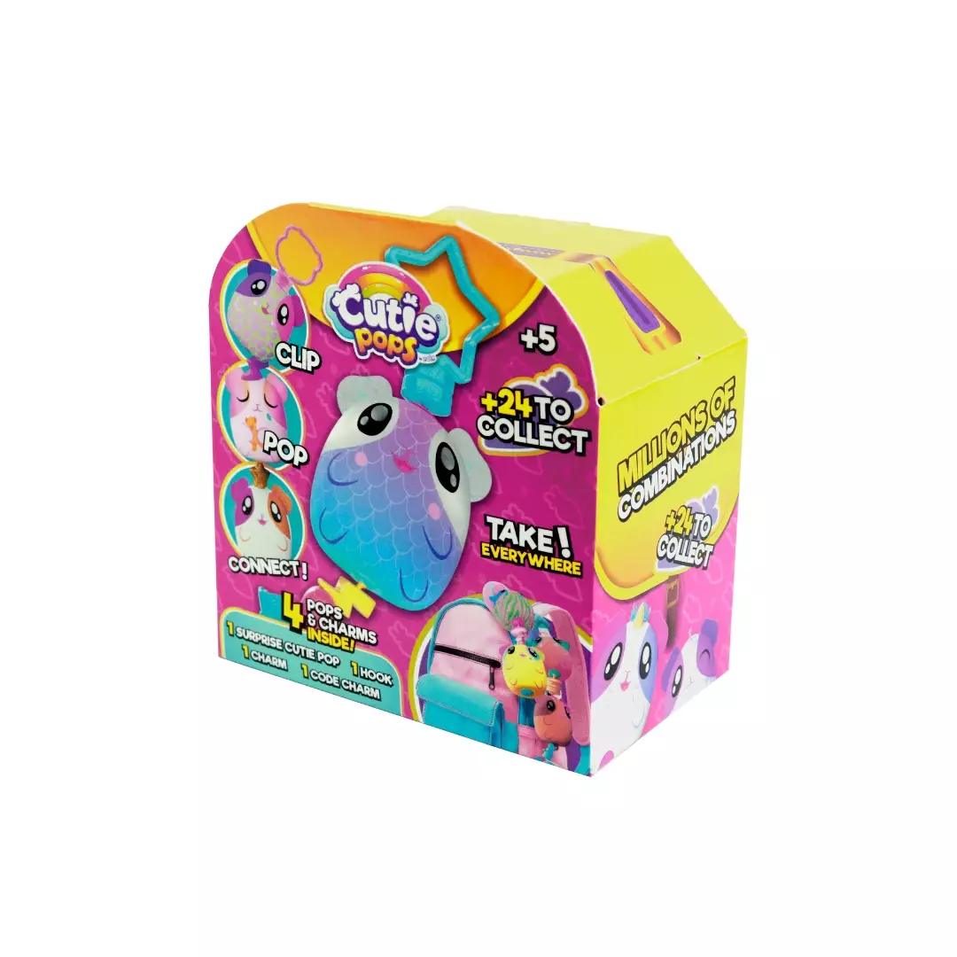 CUTIE POPS - CLIP, POP AND CONNECT - SINGLE BLIND PACK- MAINAN SURPRISE