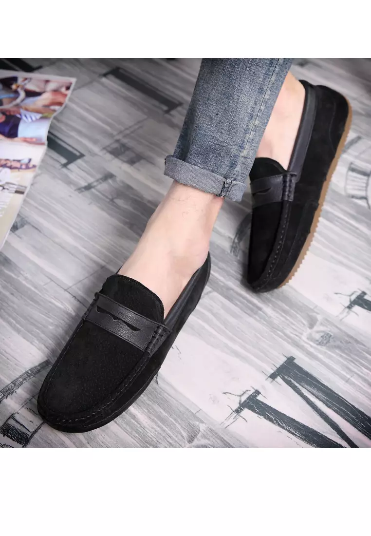 Color Matching Suede Loafers & Boat Shoes YY8900