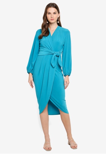 Buy Closet Wrap Tie Dress Online On Zalora Singapore