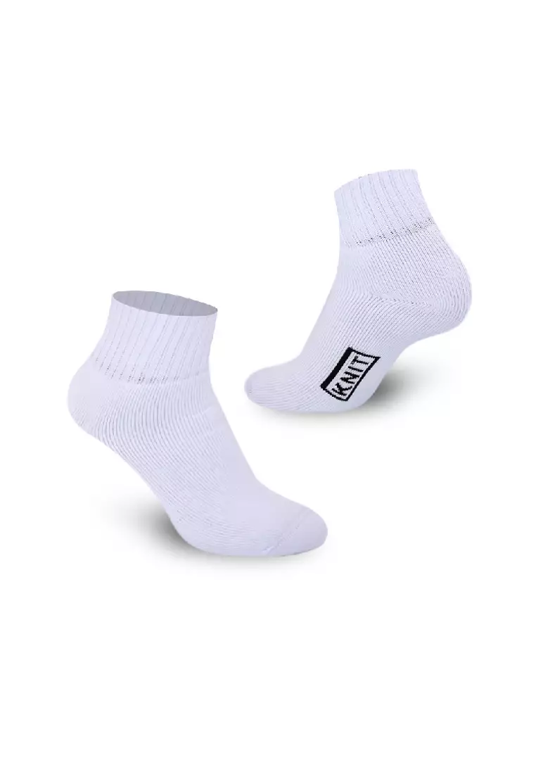 Knit Men's Cotton Ankle 3 pairs in a pack Thick Sports Socks KMSKG2