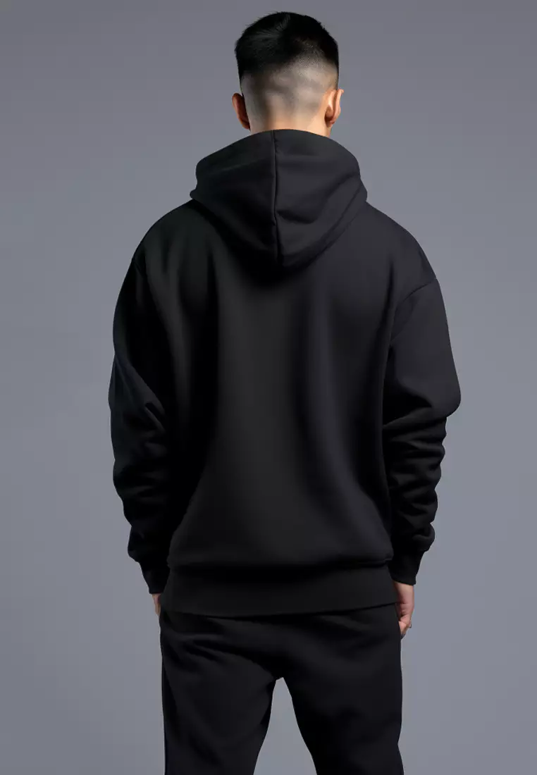 MO112C hoodies tido nap blk Hoodie Hitam