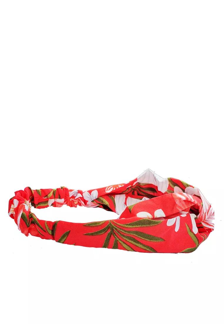 Twisted Headband Fiesta Red