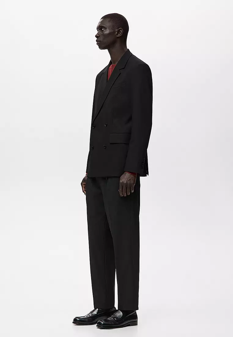 Boston Regular-Fit Double-Breasted Suit Jacket