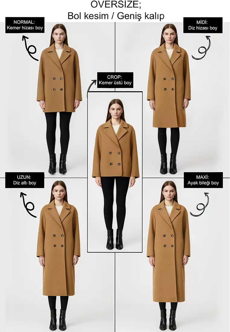 Oversize Short Plush Coat