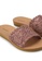 Noveni pink Weaved Strap Sandals 6E39ESH8DDC7D4GS_3