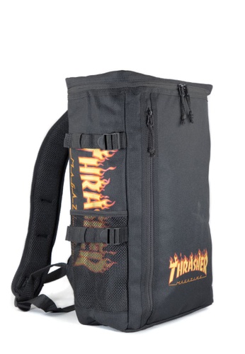 thrasher flame box backpack