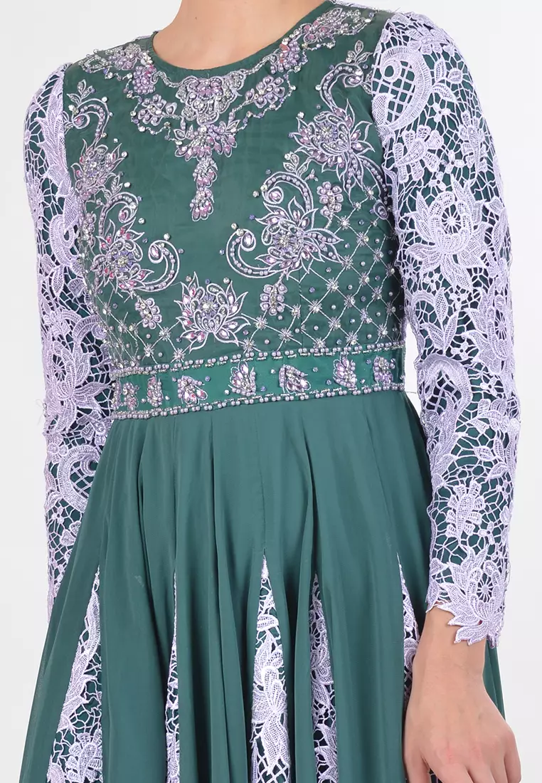 Bibiq Gamis Brokat Sifone Sutra