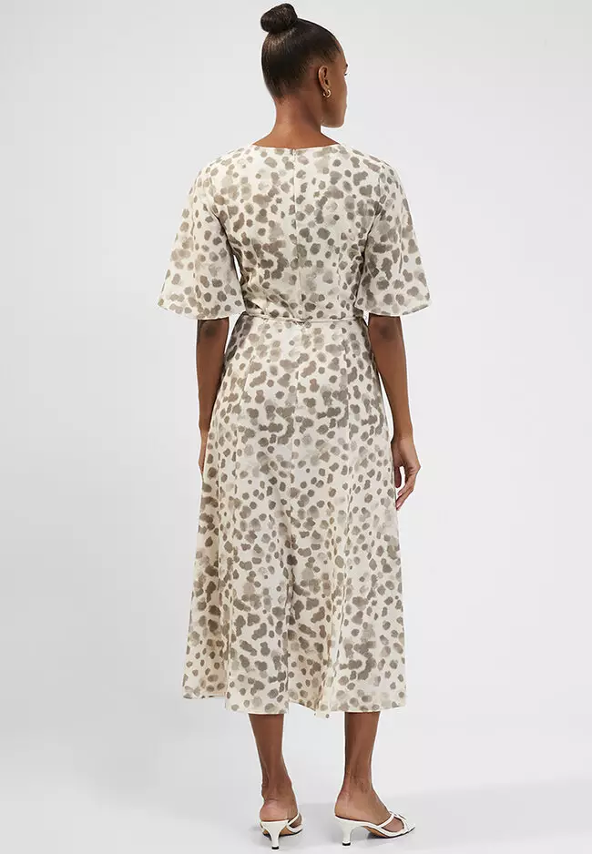 French Connection Eva Verona Crepe Midi Dress 2024 Buy French