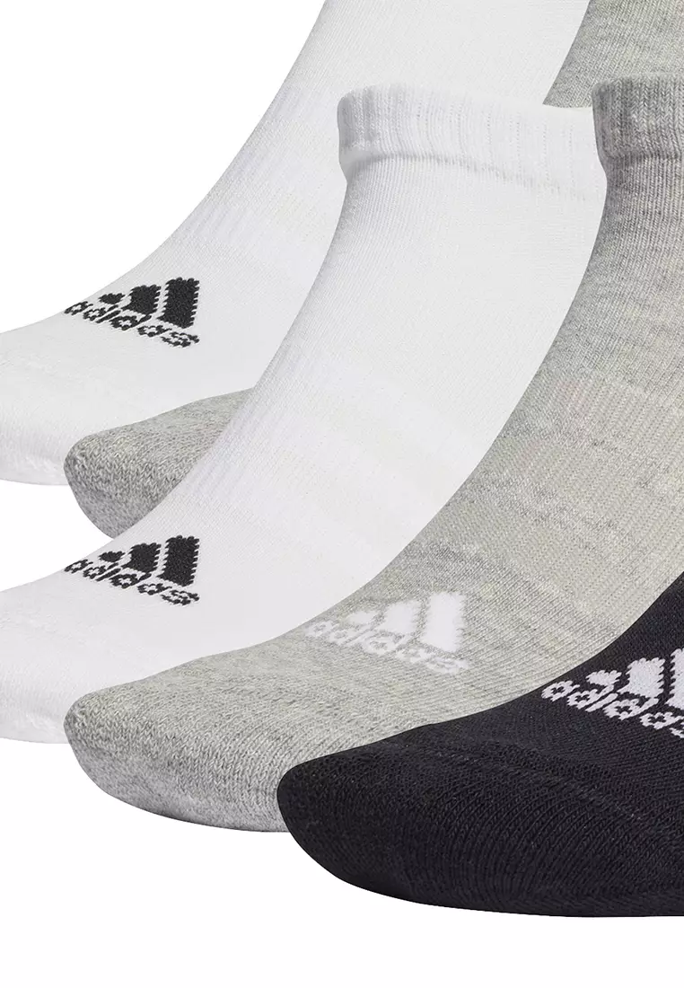 adidas Cushioned Sportswear Low-Cut Socks 6 Pairs - White