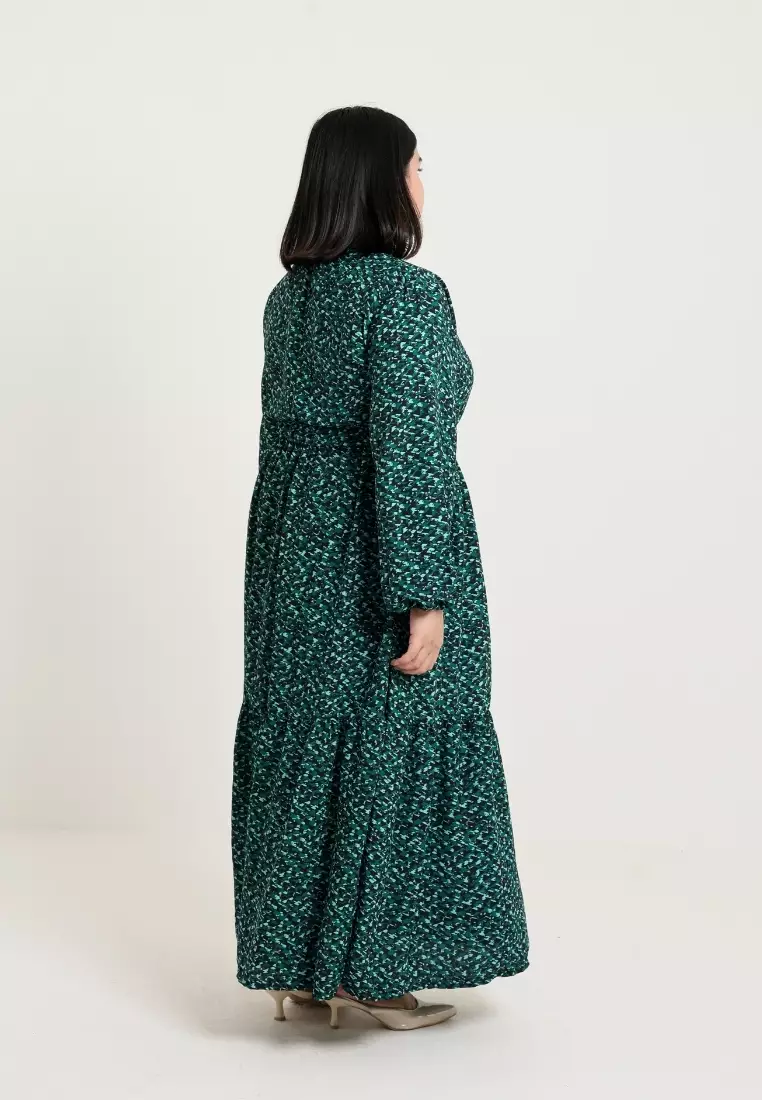 Plus Size Elora Dress Green