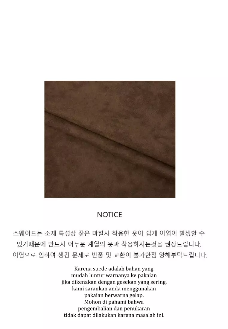 Blanc Medium - Suede Choco Brown