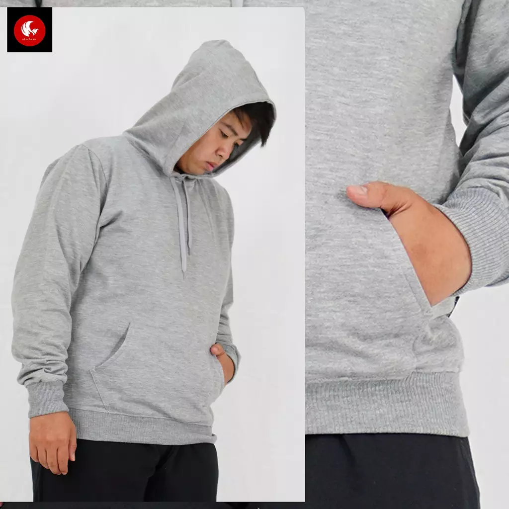 OKECHUKU Jefry Sweater Hoodie Jumper Bigsize Jumbo Bahan Fleece