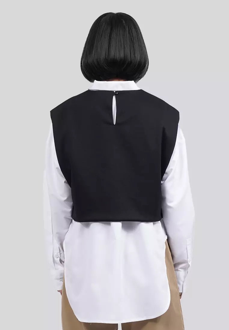 Round Neck Knitted Vest