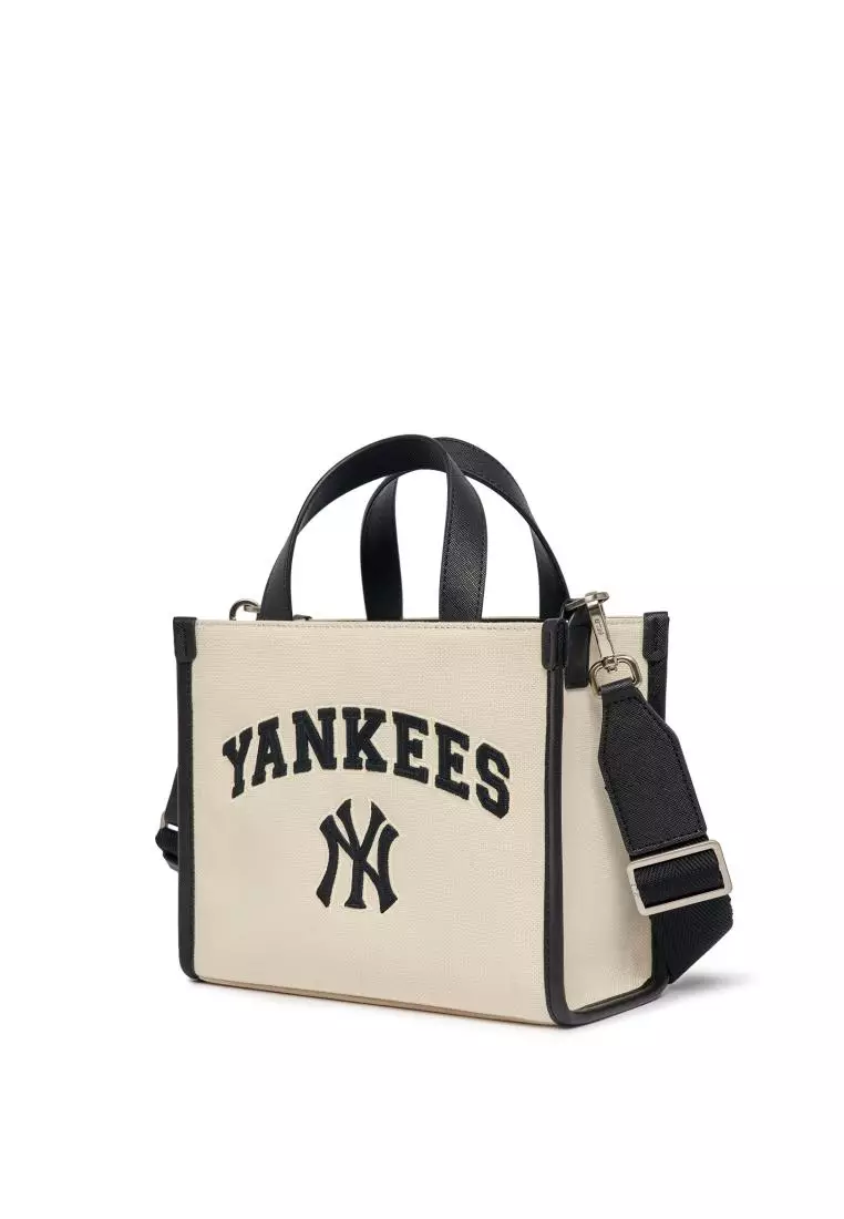 MLB BASIC LETTERING CANVAS S-TOTE BAG NEW YORK YANKEES 2025