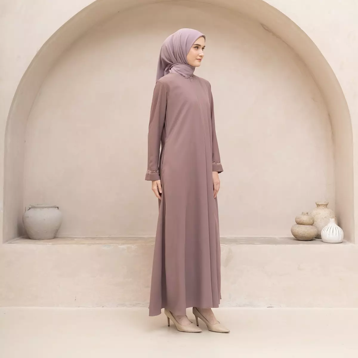 EPC Abaya Samira - Woodrose - Moonlit Elegance Series