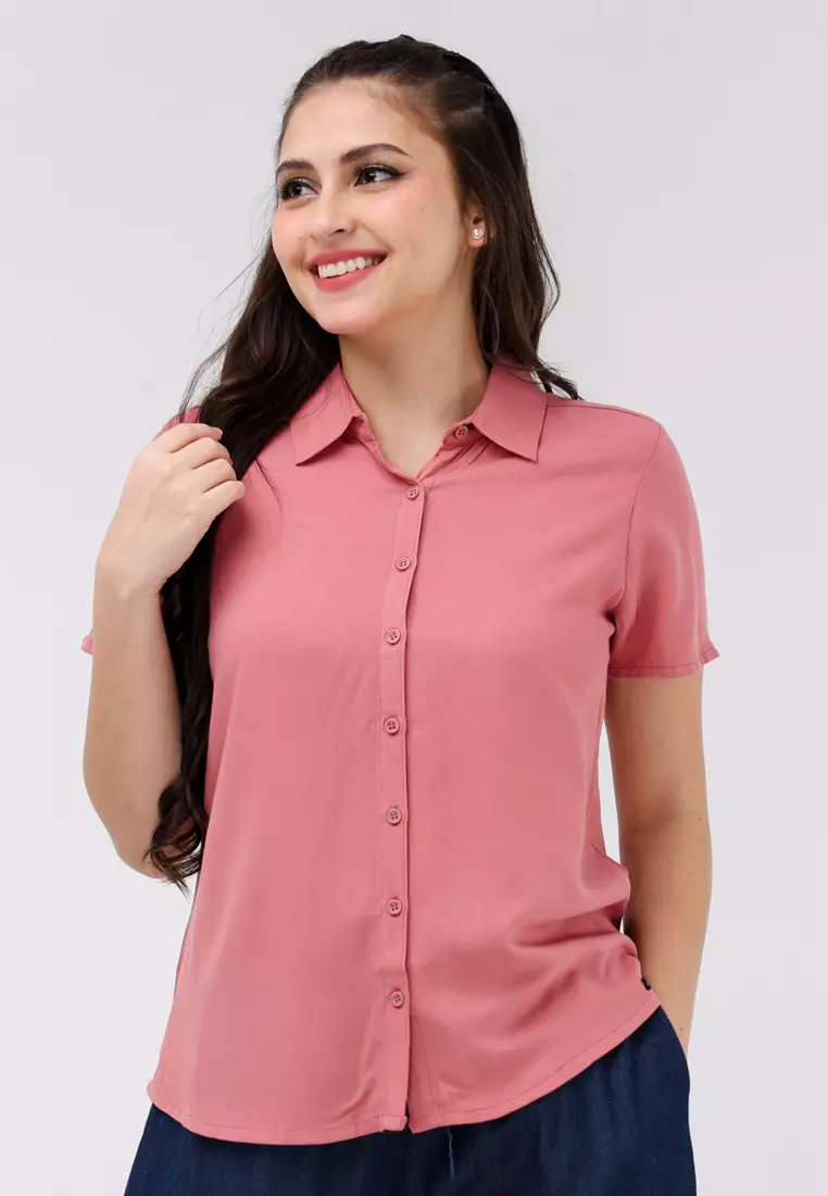 Boldtwill Rayon Short Sleeves Blouse