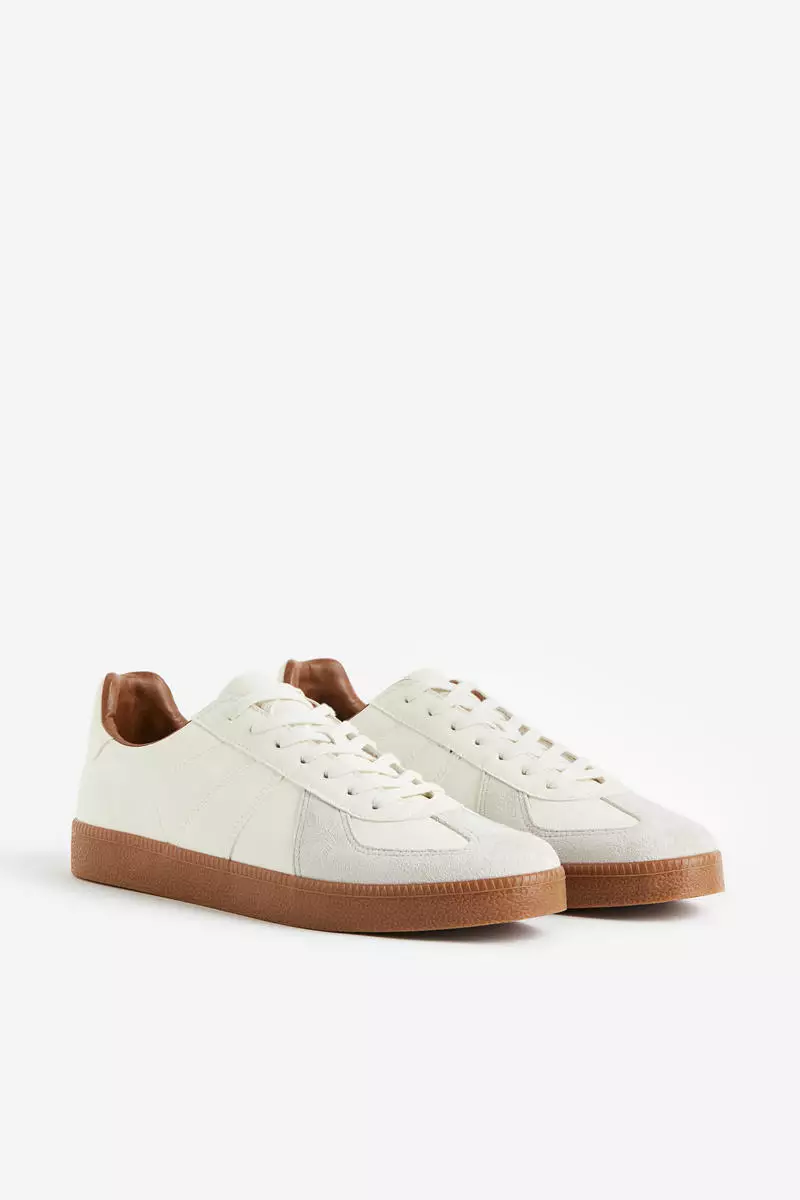 White sales h&m sneakers