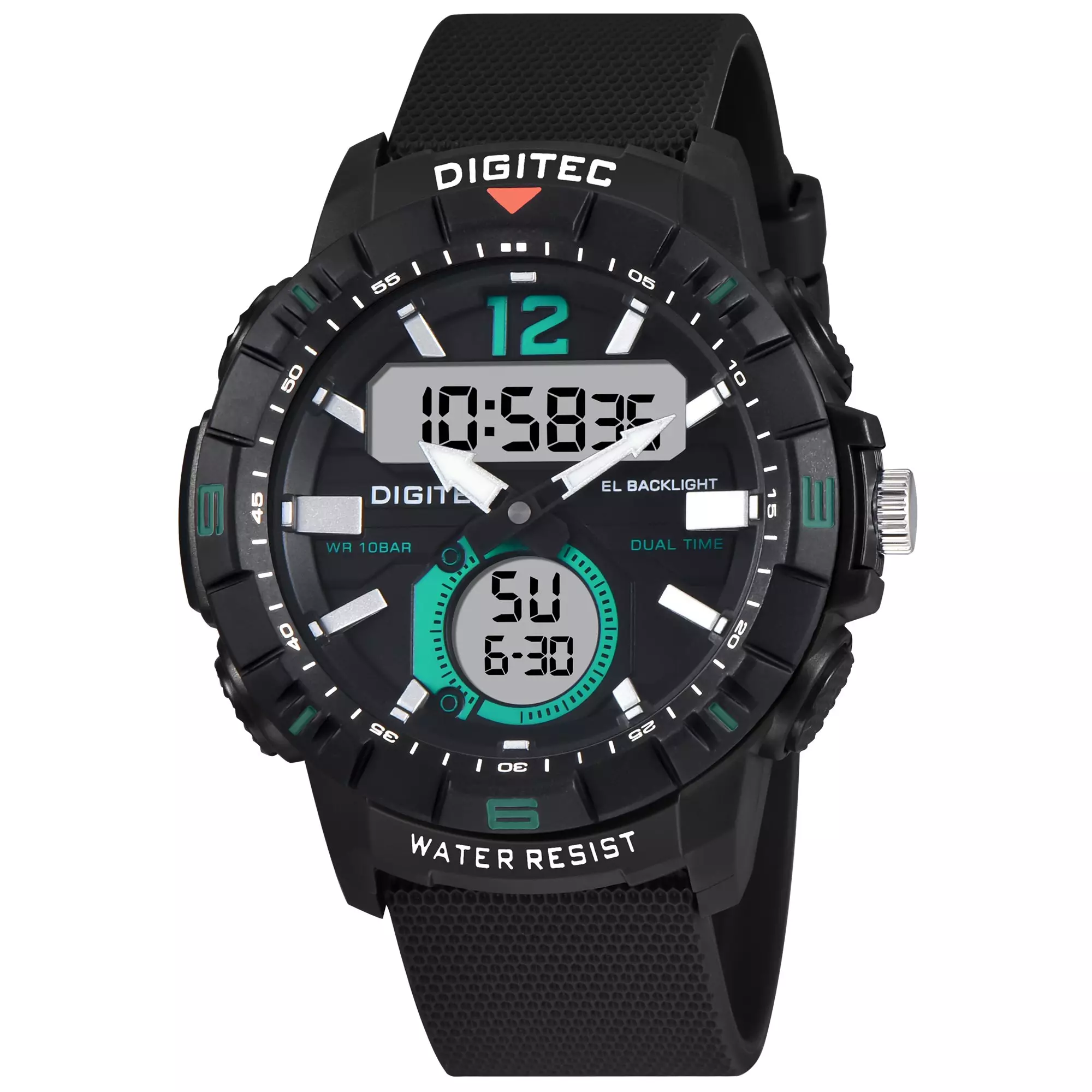 DIGITEC DA-2140T Jam Tangan Pria Dual Time Water Resist