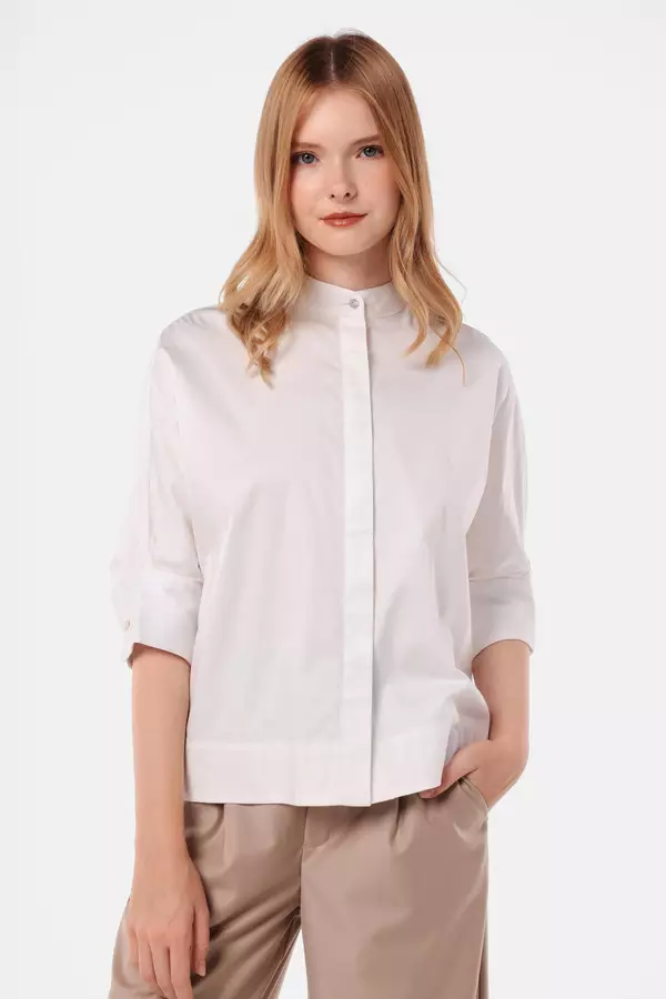 MINIMAL - Staco - Wide Fit Shirt - White Colour White
