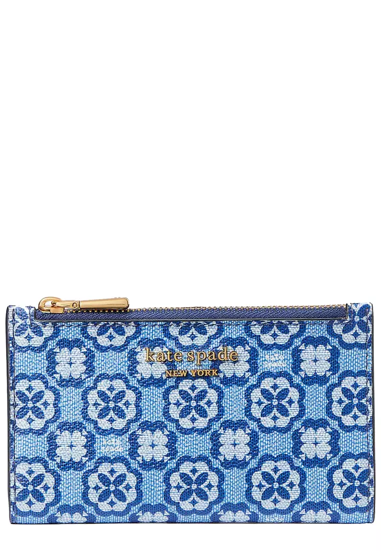 Kate spade cheap monogram wallet