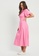 Calli pink Tashi Midi Dress D5823AA0399D74GS_2