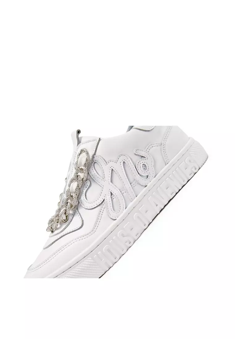 Reeland sneaker on sale white canvas