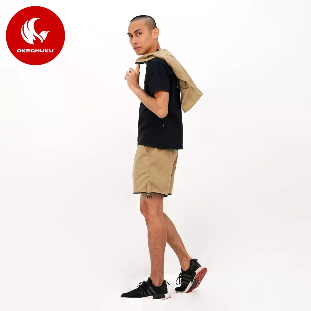 Okechuku JUSTIN Celana Cargo Panjang Pendek Pria Celana Techwear Style