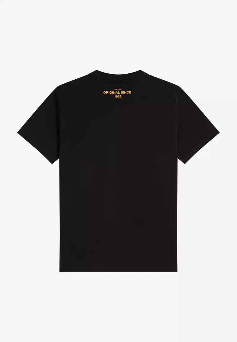 Buy Fred Perry Fred Perry M3629 Disc Graphic T-Shirt (Black) 2024 ...