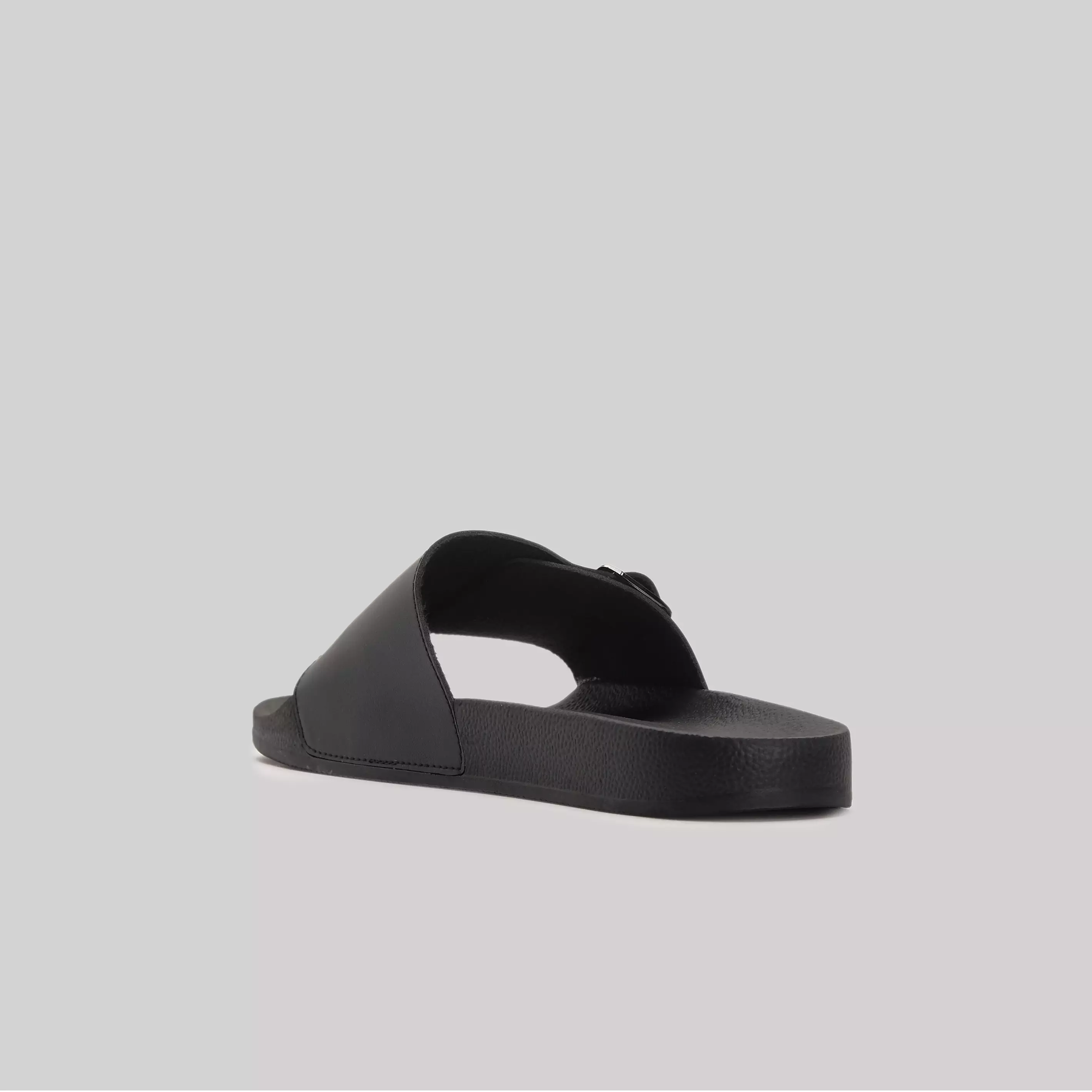 Cogen Sandal Pria Slip On Casual Slop Slide Nano Series Black Warna Nano Black