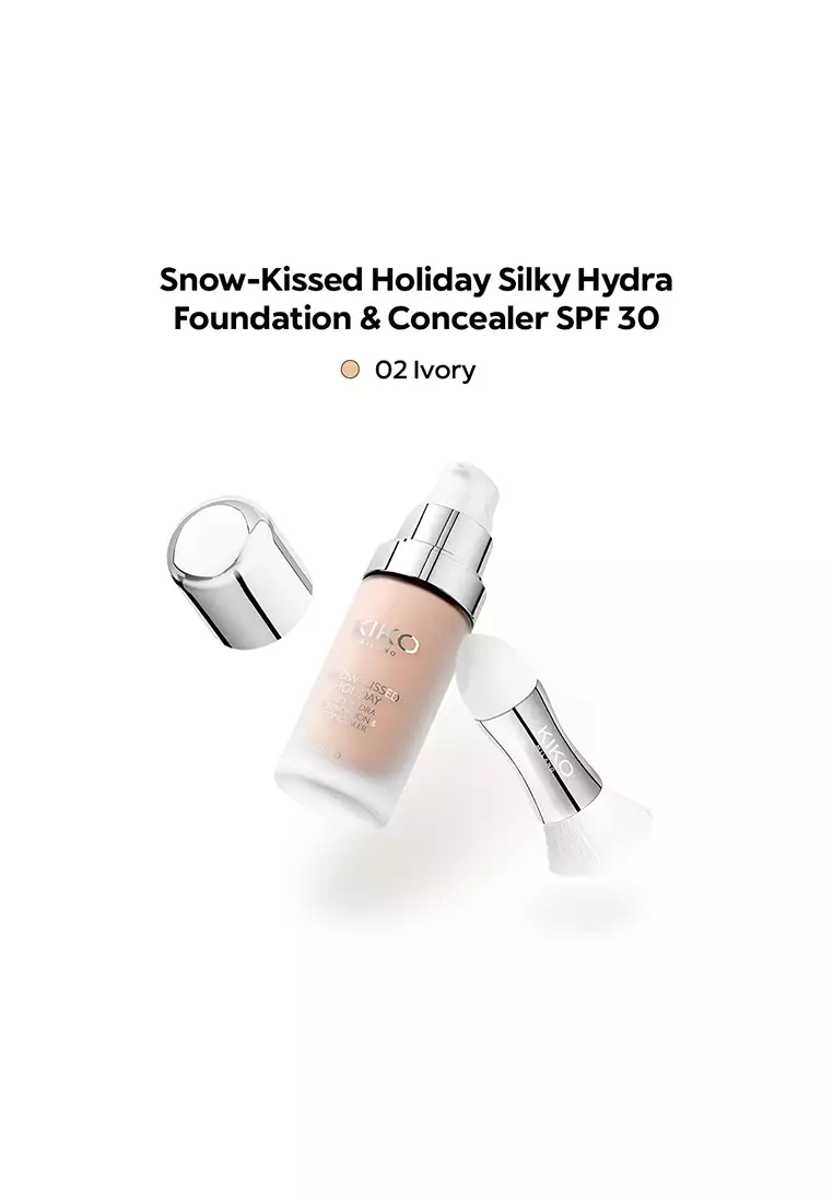 Snow-Kissed Holiday Silky Hydra Foundation & Concealer Spf30