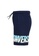 Converse blue Converse Zipper Pocket Shorts (Little Kids) 70C36KAD068684GS_3