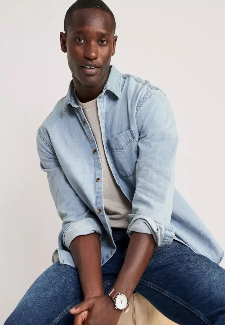 Buy Old Navy Regular Fit Non-Stretch Everyday Jean Shirt 2025