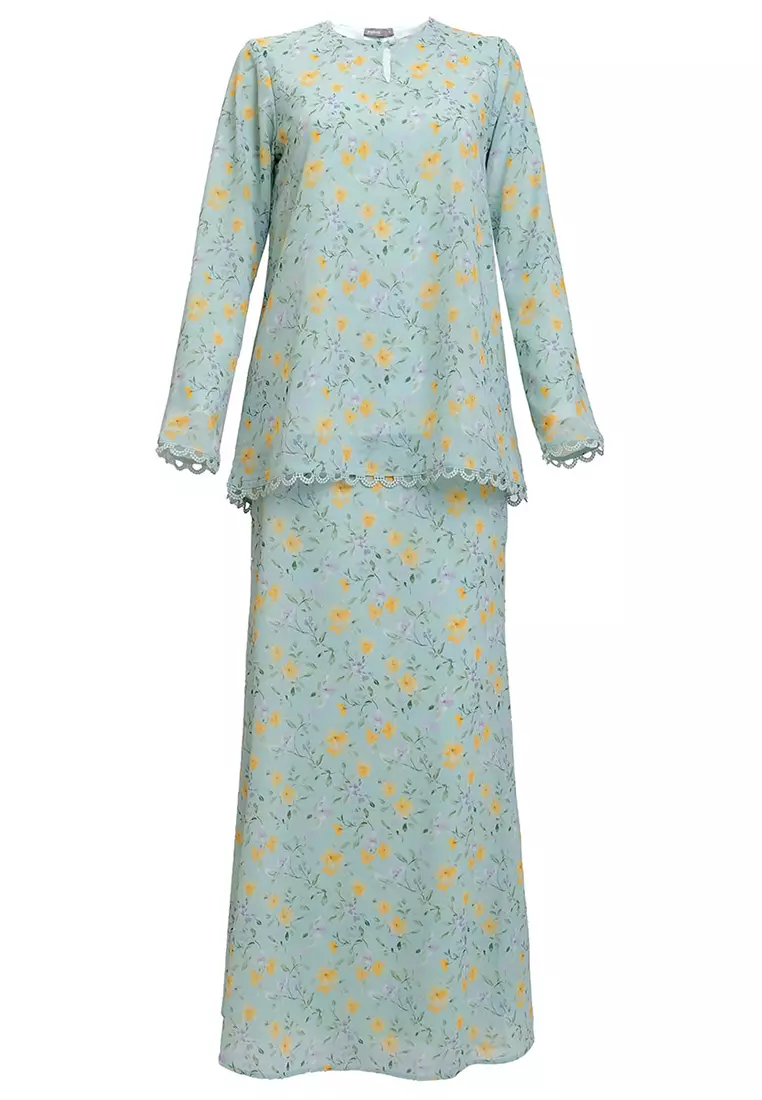 Aurora Blouse & Skirt - Seafoam Oasis