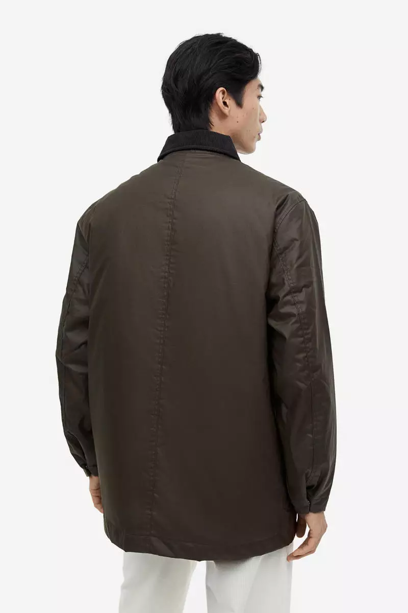 Buy H M Loose Fit Water repellent canvas jacket 2024 Online