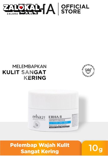 Jual Erha Erha 8 Moisturizer For Very Dry Skin 10g Krim Pelembab Wajah Kulit Kering Original Zalora Indonesia