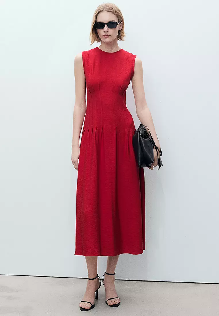 Womens Dresses Mango Tea Dress Buy Mango A-Line Dress With Pleats